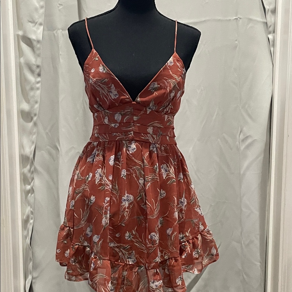 Floral Spaghetti Strap Dress
